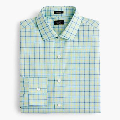 J.Crew Ludlow shirt in green tattersall