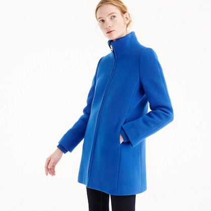 J.Crew Petite lodge coat in Italian stadium-cloth wool