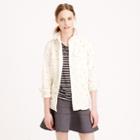 J.Crew Tall gold star ecru shirt