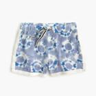 J.Crew Girls' pull-on short in tie-dye