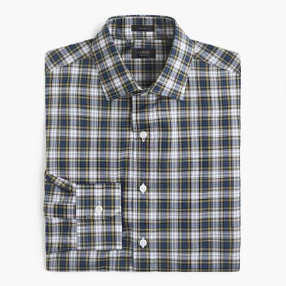 J.Crew Crosby Classic-fit shirt in blue and white plaid