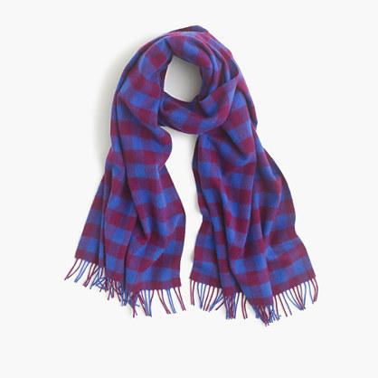 J.Crew Buffalo check plaid scarf