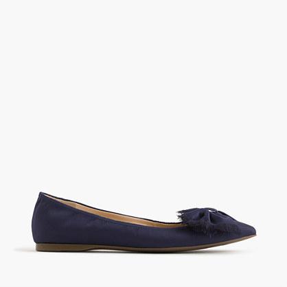 J.Crew Lottie flats in satin