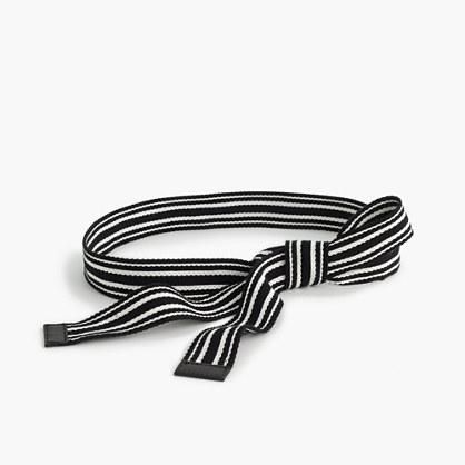 J.Crew Striped woven belt