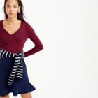 J.Crew Perfect-fit long-sleeve V-neck T-shirt