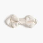 J.Crew Boys' Italian satin bow tie in white