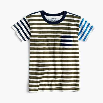 J.Crew Boys' mash-up pocket T-shirt