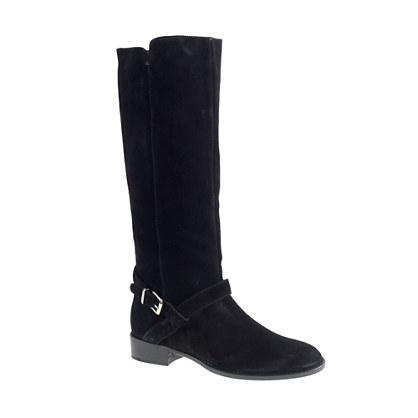 J.Crew Lowell suede buckle boots