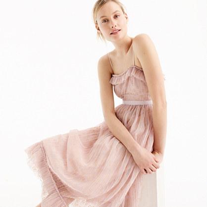 J.Crew Ruffly tulle dress