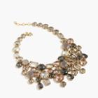 J.Crew Crystal waterfall necklace