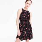J.Crew Ruched-waist dress in falling floral