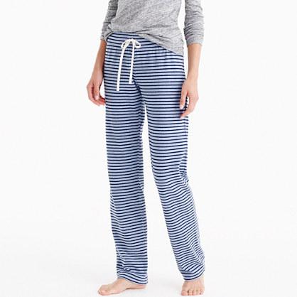 J.Crew Tall dreamy cotton pant in stripe