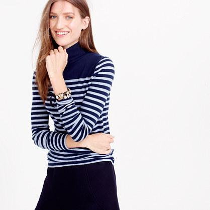 J.Crew Striped turtleneck