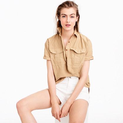J.Crew Garment-dyed utility popover