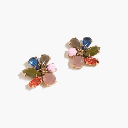 J.Crew Cluster stone earrings