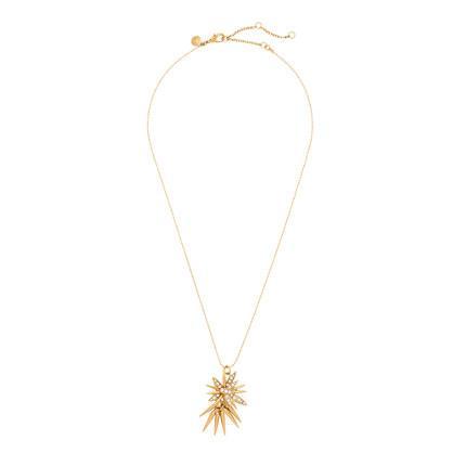 J.Crew Starburst pendant necklace