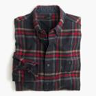 J.Crew Cotton-wool elbow-patch shirt in faded black plaid