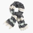 J.Crew Block-striped scarf