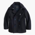 J.Crew Boys' wool peacoat with Thinsulate