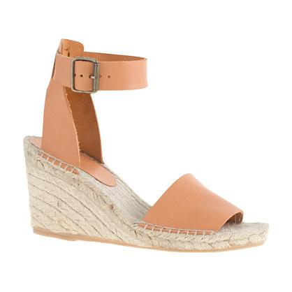 J.Crew Corsica espadrille wedges