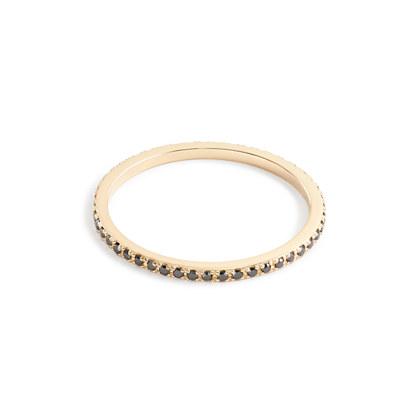 J.Crew Gabriela Artigas&reg; 14k gold Axis Ring with pave black diamonds