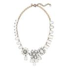 J.Crew Crystal collage necklace