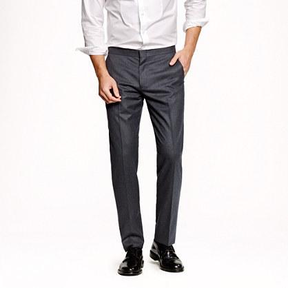 J.Crew Ludlow slim tuxedo pant in Italian wool flannel