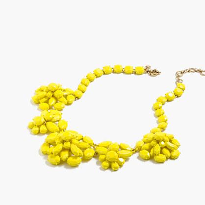J.Crew Lemon crystal necklace