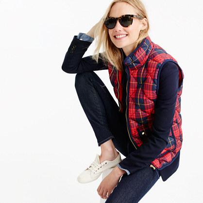 J.Crew Excursion vest in tartan