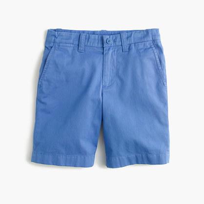 J.Crew Boys' stretch Stanton short in lightweight garment-dyed chino