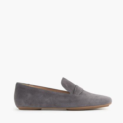 J.Crew Georgie suede penny loafers