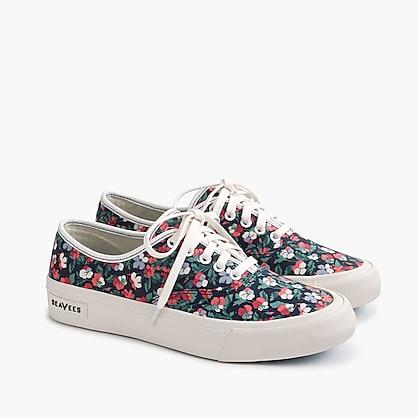 J.Crew SeaVees&reg; for J.Crew Legend sneakers in Liberty poppy floral