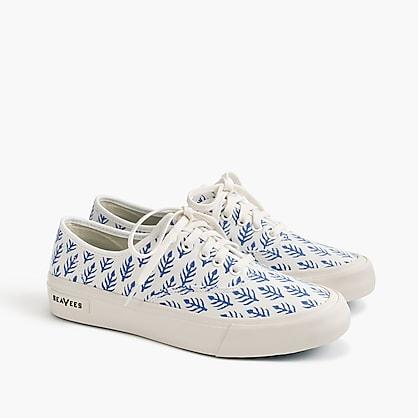 J.Crew SeaVees® for J.Crew Legend sneakers in SZ Blockprints™ blue leaves