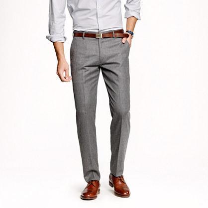 J.Crew Ludlow suit pant in Italian heather wool flannel