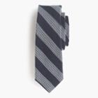 J.Crew English wool-silk tie in woven stripe