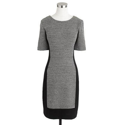 J.Crew Paneled stretch dress in colorblock