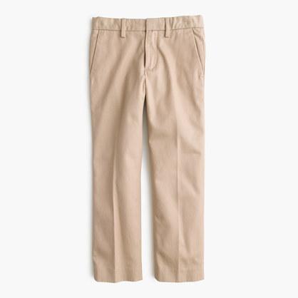 J.Crew Boys' cotton twill Bowery pant in slim fit