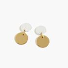 J.Crew Double disc earrings