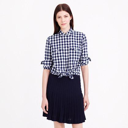 J.Crew Gingham utility shirt