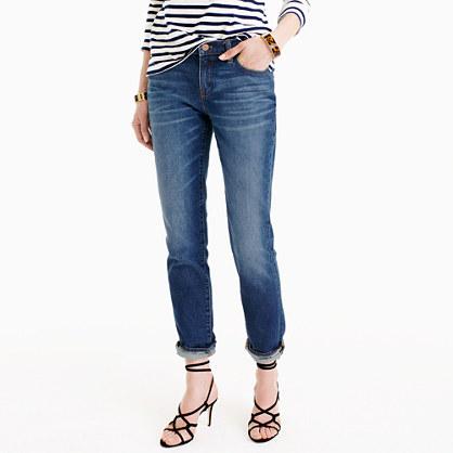 J.Crew Slim broken-in boyfriend jean in Hemlock wash