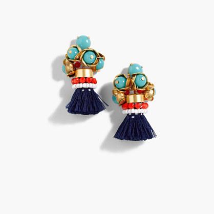J.Crew Fun tassel earrings