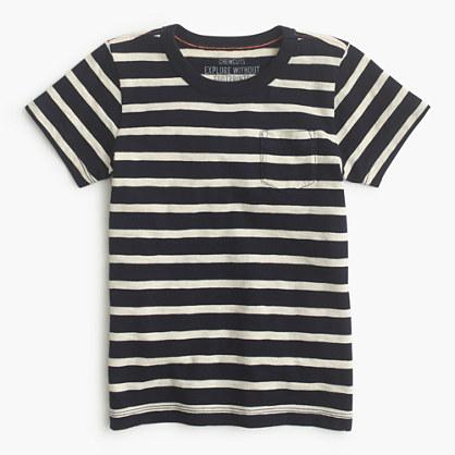 J.Crew Boys' pocket T-shirt in nautical stripe