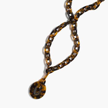 J.Crew Tortoise cameo necklace