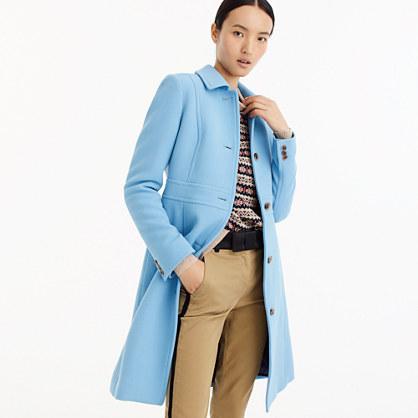 J.Crew Italian double-cloth wool lady day coat with Thinsulate®