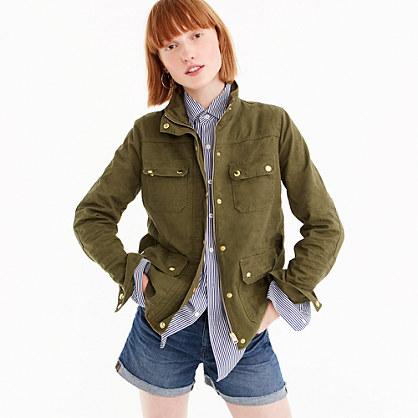 J.Crew Uncoated downtown field jacket