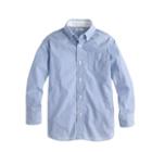 J.Crew Boys' Secret Wash end-on-end shirt