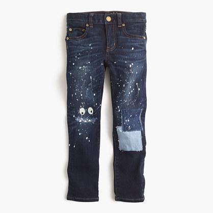 J.Crew Boys' limited-edition paint splattered jean in skinny fit