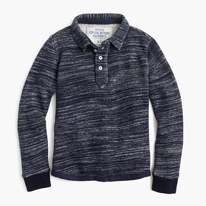 J.Crew Boys' fleece polo shirt