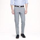 J.Crew Ludlow slim suit pant in glen plaid Italian wool-linen