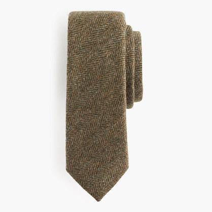 J.Crew English wool tie in herringbone
